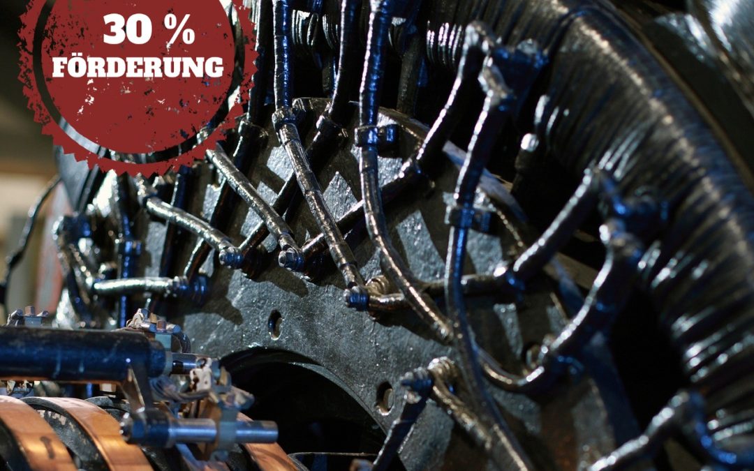Förderung für Elektromotoren und Antriebe
